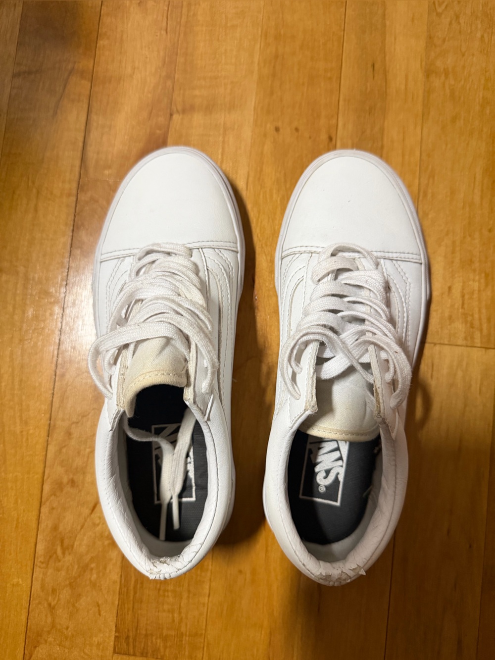 Vans White Sneakers